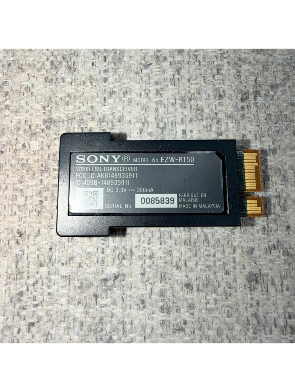 Sony EZW-RT50 Wireless Transceiver BDV-N790W N8100W N890W N9100W Replacement